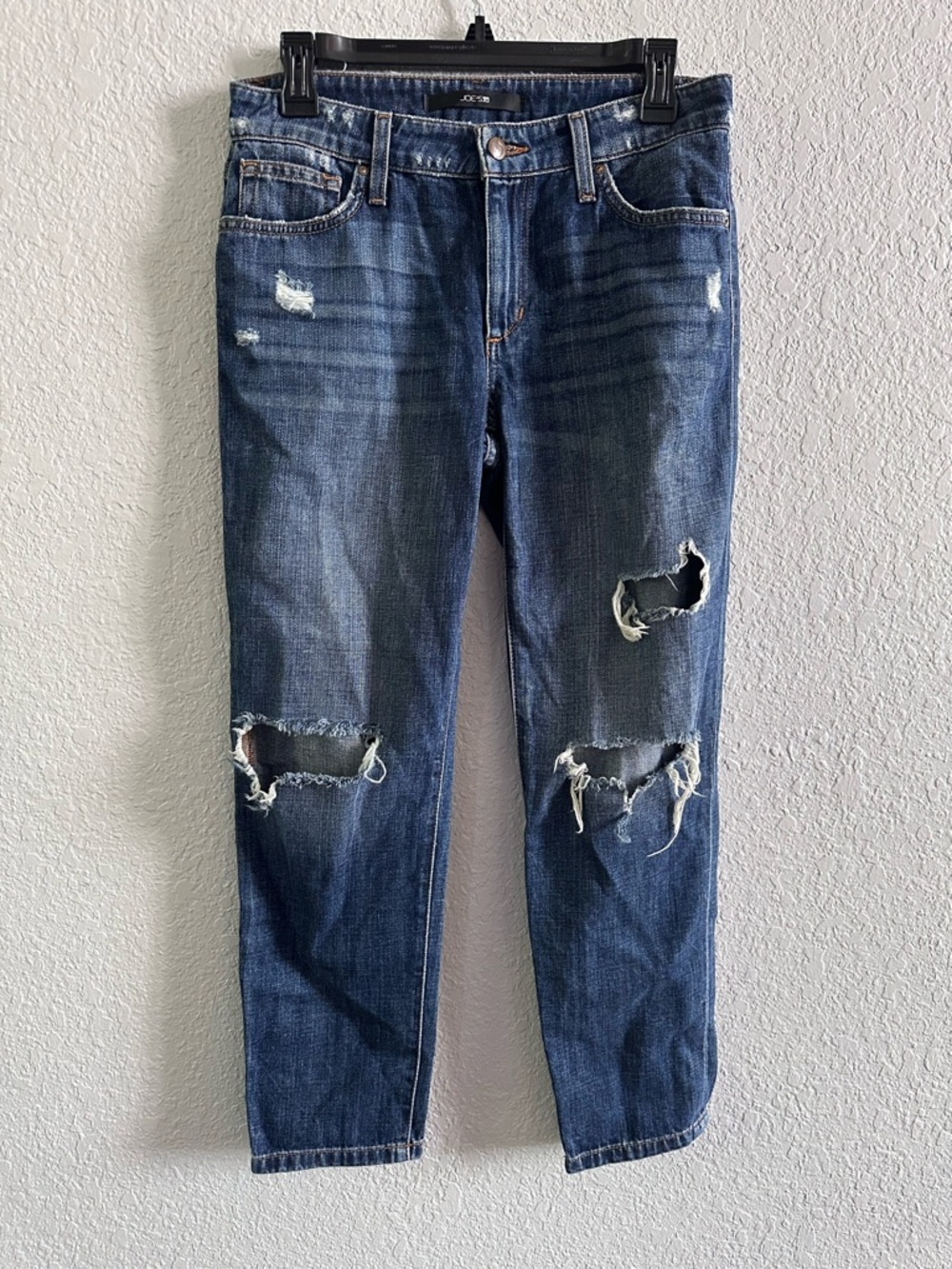 Joe’s Jeans Aura Distressed Straight Leg Jeans Women’s 26 Medium Wash Denim
